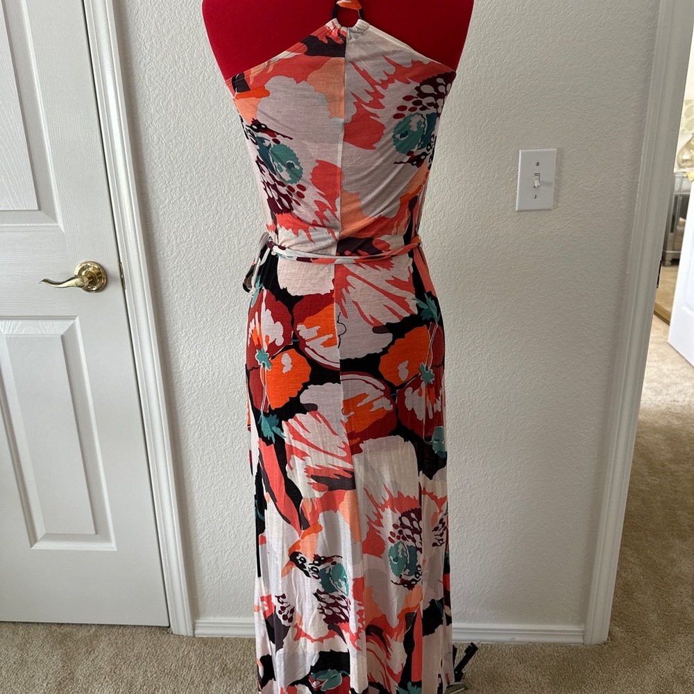 French Connection Elegant Multicolor Halter Maxi … - image 6